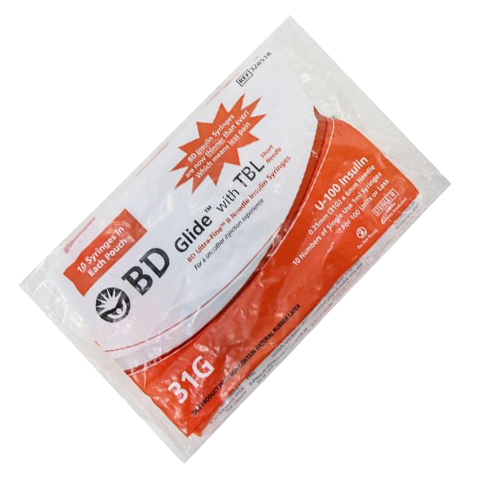 Needle insulin Syringes  U-100 Insulin